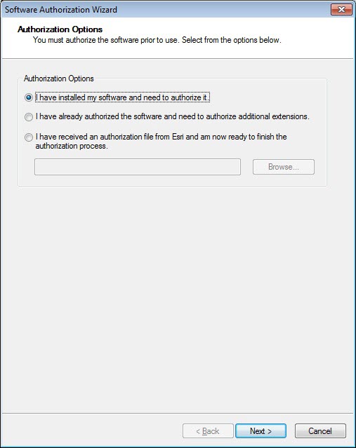 Software Authorization Wizard